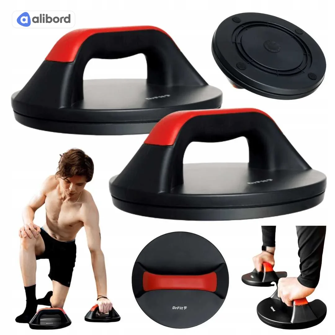 Упоры для отжиманий от пола поворотные пластиковые IRON GYM PUSH UP PRO нагрузка 125 кг
