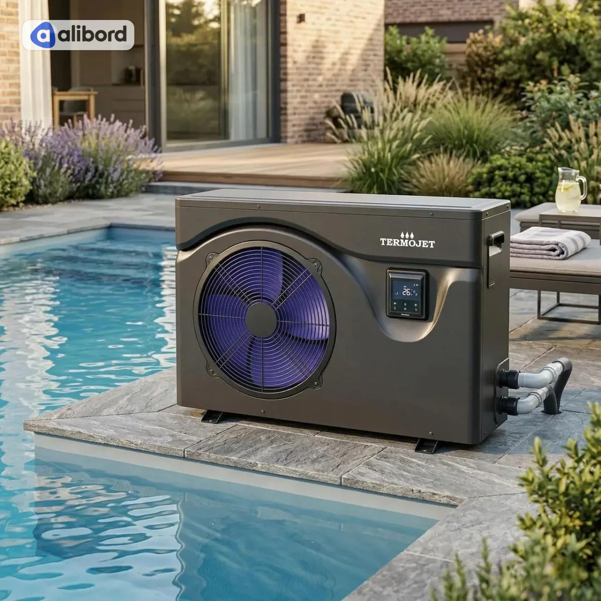 Тепловий насос для басейнаTermojet Dolphin SPR4INVM