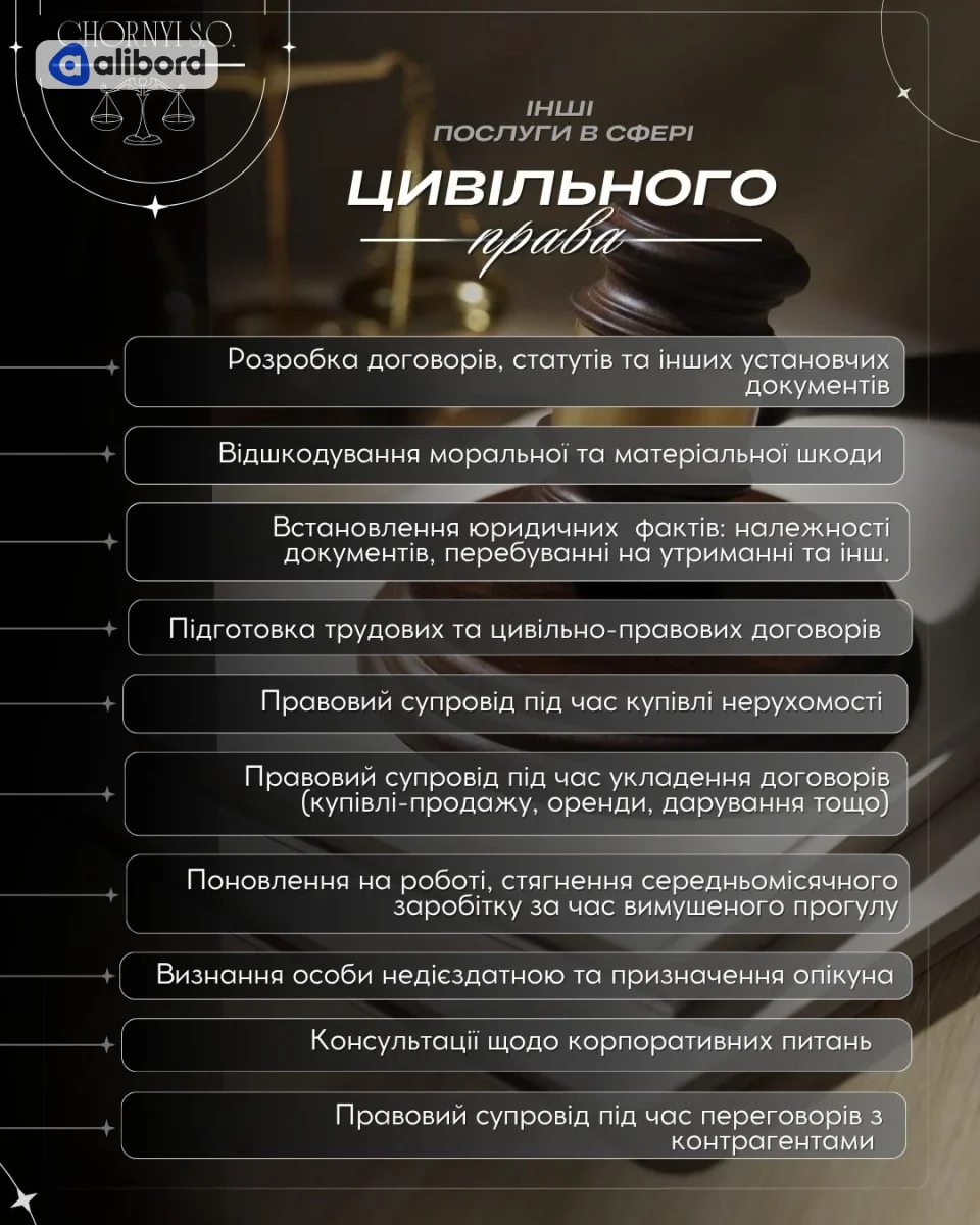 ПОСЛУГИ АДВОКАТА ВІННИЦЯ КИЇВ  ВСЯ УКРАЇНА І ЗАКОРДОН — фото 10