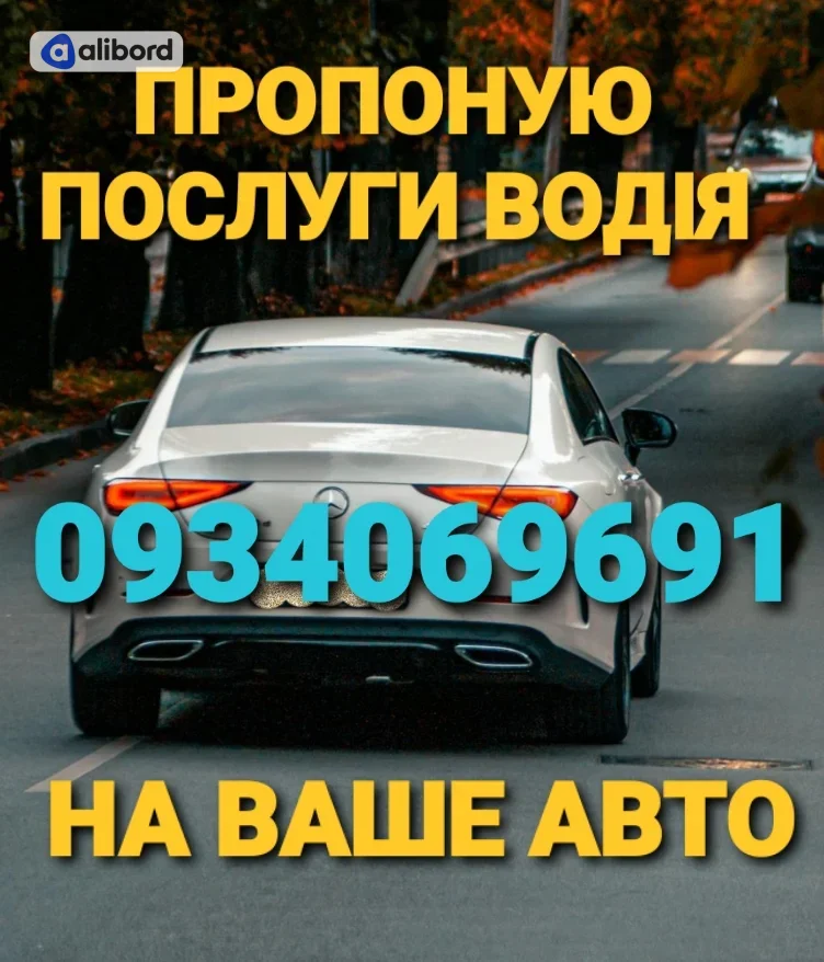 ПРОПОНУЮ ПОСЛУГИ ВОДІЯ — фото 2