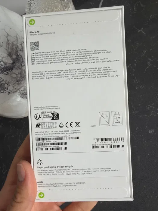 iPhones 17 Air 256 gb