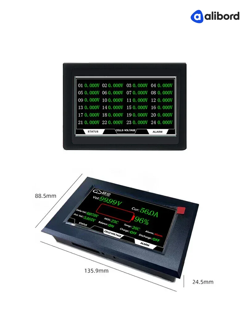 Єкран для БМС плати JK LCD 4.3"