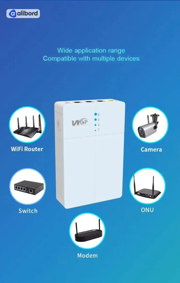 ДБЖ для роутера (Mini DC UPS) WGP Optima 302 - 13500 mAh — фото 3