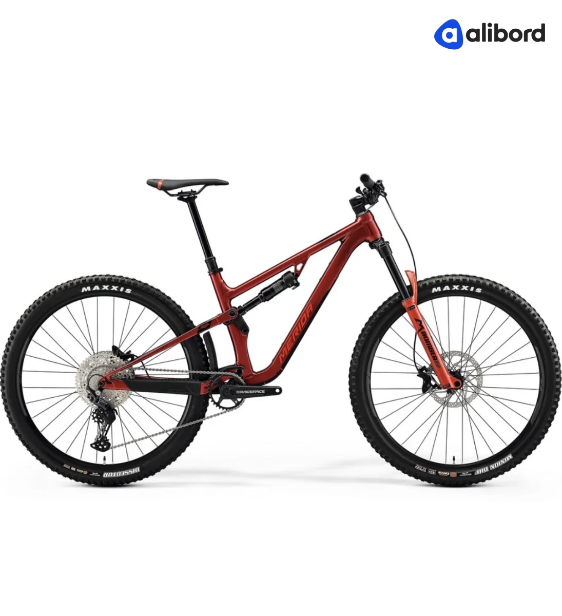 Велосипед двух підвіс Merida one-forty 500