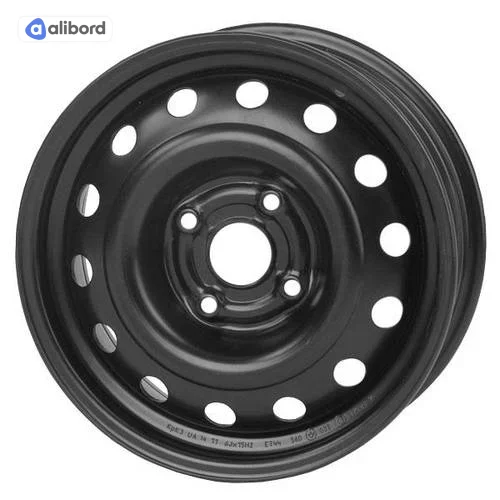 Диск колісний 13х5,0 4x100 ET 49 DIA 56,56 DAEWOO чорн. (вир-во КрКЗ) Т1301-3101015.27