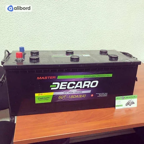 Акумулятор 190Ah-12v DECARO MASTER (513х223х217), R, EN1250 6СТ-190 А3 (4) M