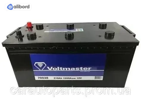 Акумулятор 210Ah-12v VOLTMASTER (Exide) (518х274х240),полярність зворотна (3),EN1200 !КАТ. -15% 70038