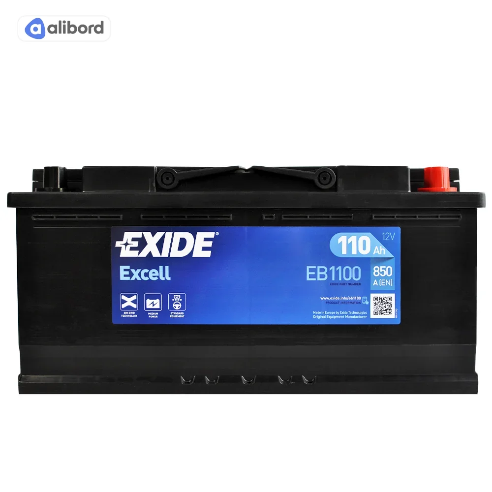 Акумулятор 110Ah-12v Exide EXCELL (392х175х190),R,EN850 EB1100