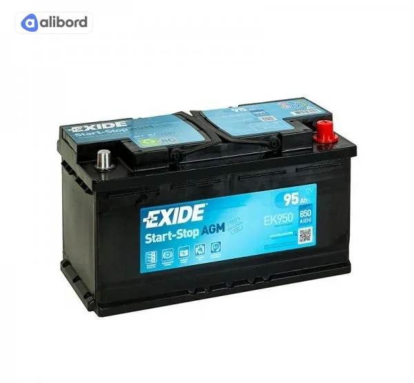Акумулятор   95Ah-12v Exide AGM (353х175х190),R,EN850 !КАТ. -10% EK950