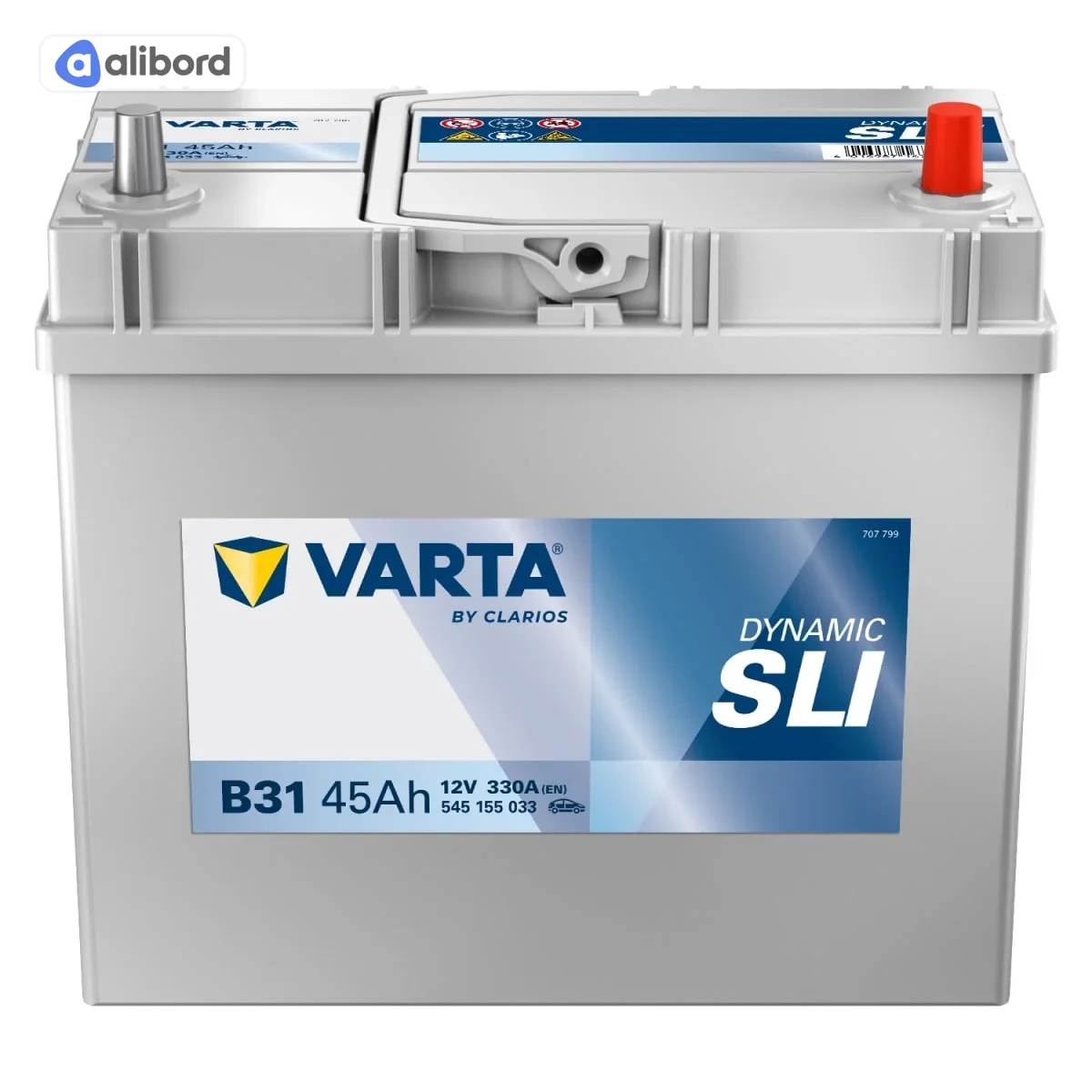 Акумулятор 45Ah-12v VARTA Dynamic SLI (B32) (238х129х227),R,EN330 !КАТ. -10% 545 156 033