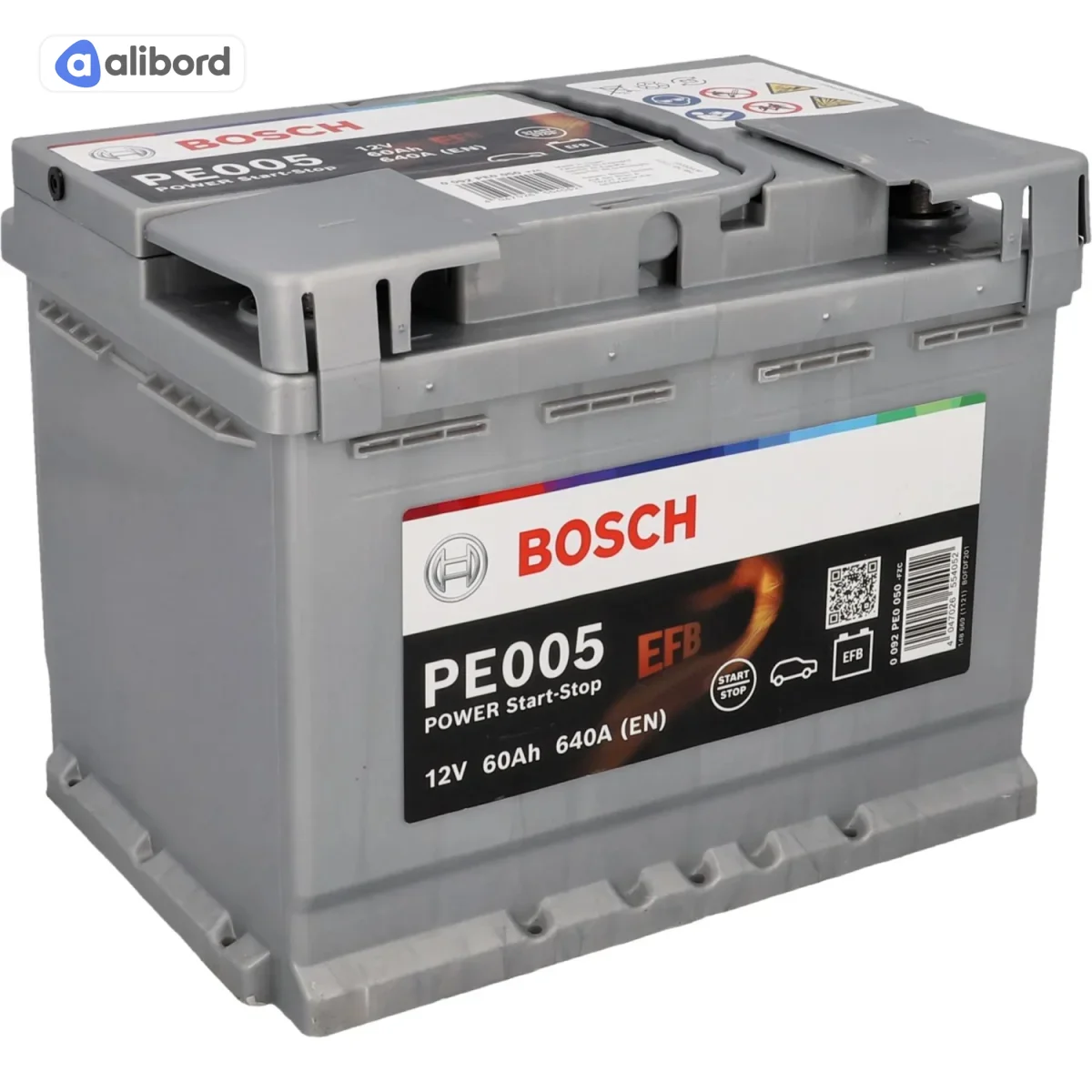 Акумулятор 60Ah-12v BOSCH EFB (S4E05) (242x175x190),R,EN640 0092S4E051
