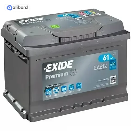 Акумулятор   61Ah-12v Exide PREMIUM(242х175х175),R,EN600 !КАТ. -20% EA612
