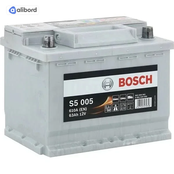 Акумулятор   63Ah-12v BOSCH (S5006) (242x175x190),L,EN610 !КАТ. -20% 0092S50060