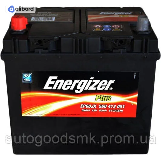 Акумулятор   60Ah-12v Energizer Plus (232х173х225), L,EN510 !КАТ. -20% 560 413 051