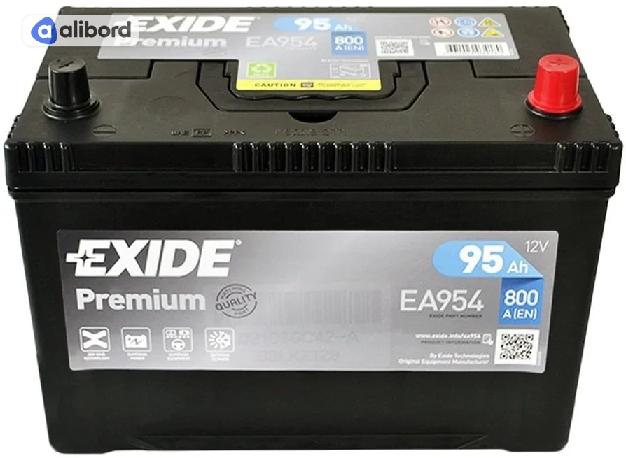 Акумулятор   95Ah-12v Exide PREMIUM (302х171х222),R,EN800 !КАТ. -20% EA954