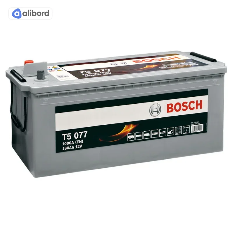 Акумулятор  180Ah-12v BOSCH (T5077) (513x223x223),полярність зворотна (3),EN1000 !КАТ. -20% 0092T50770