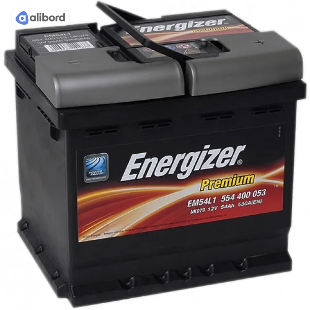 Акумулятор   54Ah-12v Energizer Prem.(207х175х190), R,EN530 !КАТ. -10% 554 400 053