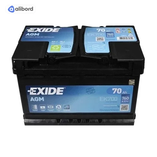 Акумулятор 70Ah-12v Exide AGM (278х175х190), R, EN760 EK700