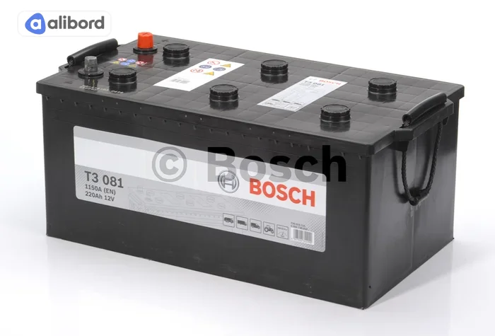 Акумулятор  220Ah-12v BOSCH (T3081) (518x291x242),полярність зворотна (3),EN1150 !КАТ. -20% 0092T30810
