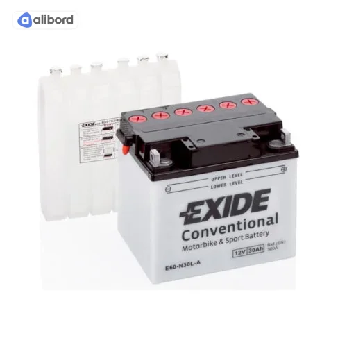 Акумулятор   30Ah-12v Exide (E60-N30L-A) (185х128х168) R, EN300 !КАТ. -20% E60-N30L-A