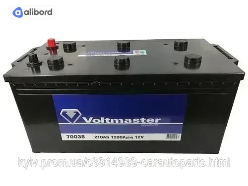 Акумулятор 210Ah-12v VOLTMASTER (Exide) (518х274х240),полярність зворотна (3),EN1200 70038