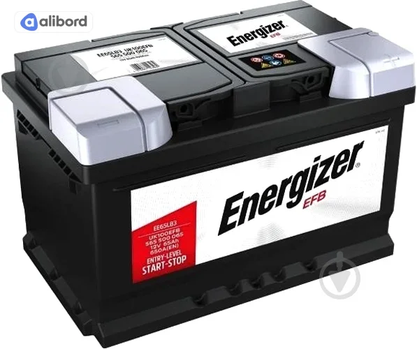 Акумулятор 65Ah-12v ENERGIZER EFB (278х175х175), R, EN650 565 500 065