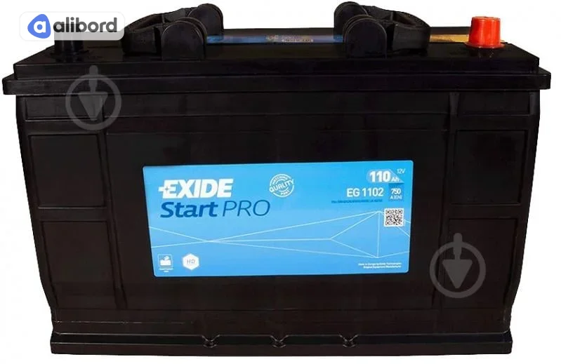 Акумулятор 110Ah-12v Exide Start PRO (349х175х235),L, EN750 EG1101