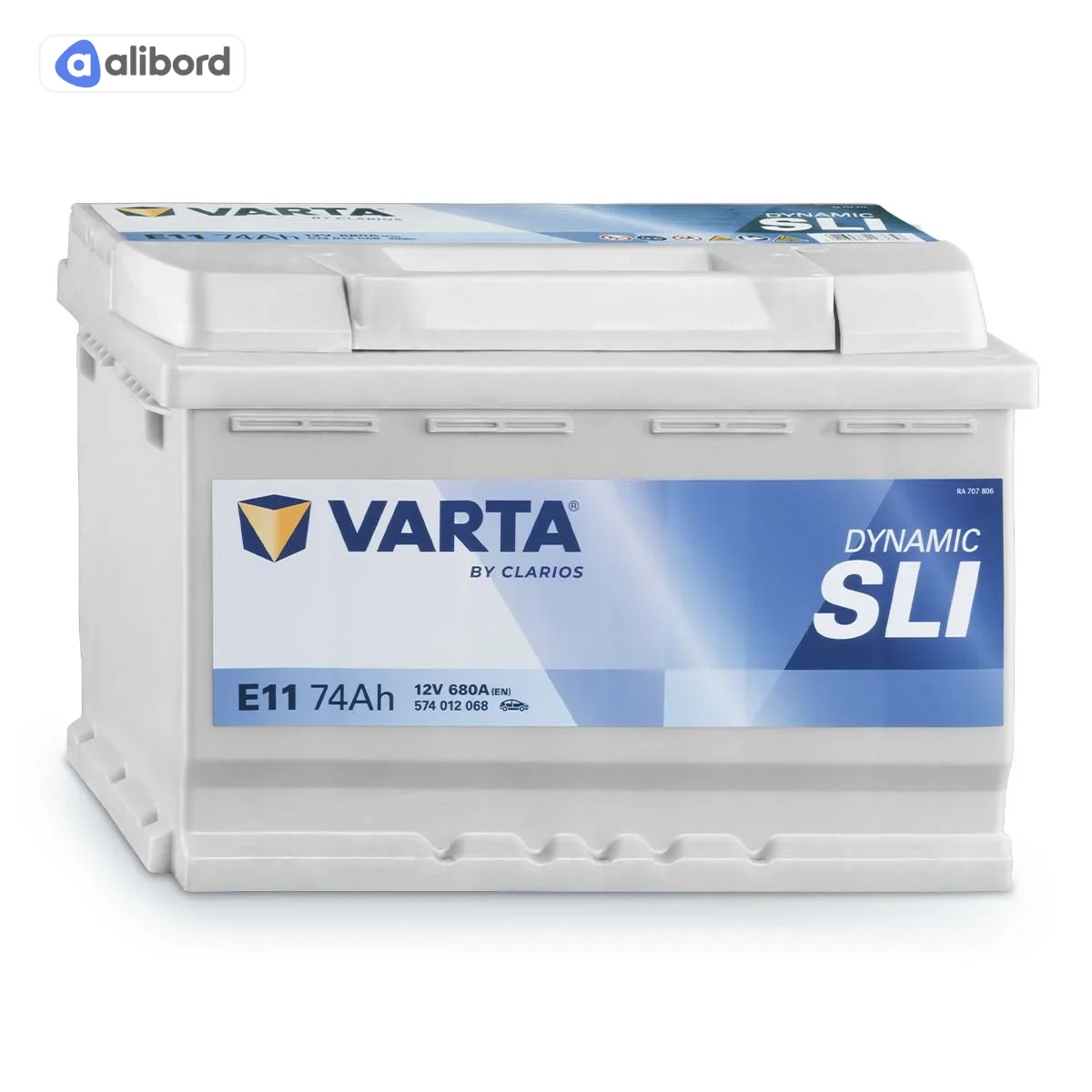 Акумулятор 74Ah-12v VARTA Dynamic SLI (E38) (278x175x175),R,EN750 !КАТ. -15% 574 402 075