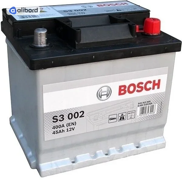 Акумулятор 45Ah-12v BOSCH (S3002) (207x175x190),R,EN400 0092S30020
