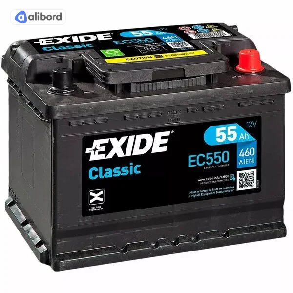 Акумулятор 55Ah-12v Exide CLASSIC (242х175х190), R, EN460 EC550