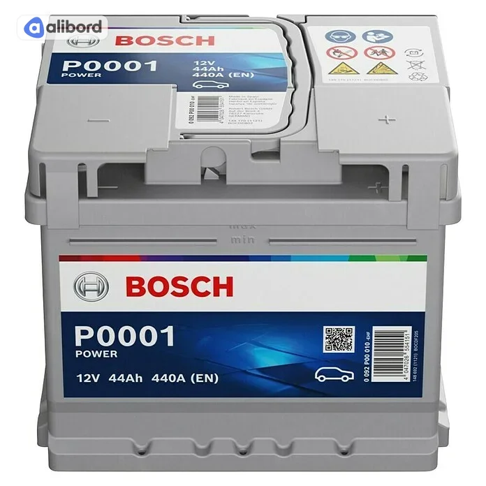 Акумулятор   44Ah-12v BOSCH (S4001) (207x175x175),R,EN440 !КАТ. -15% 0092S40010