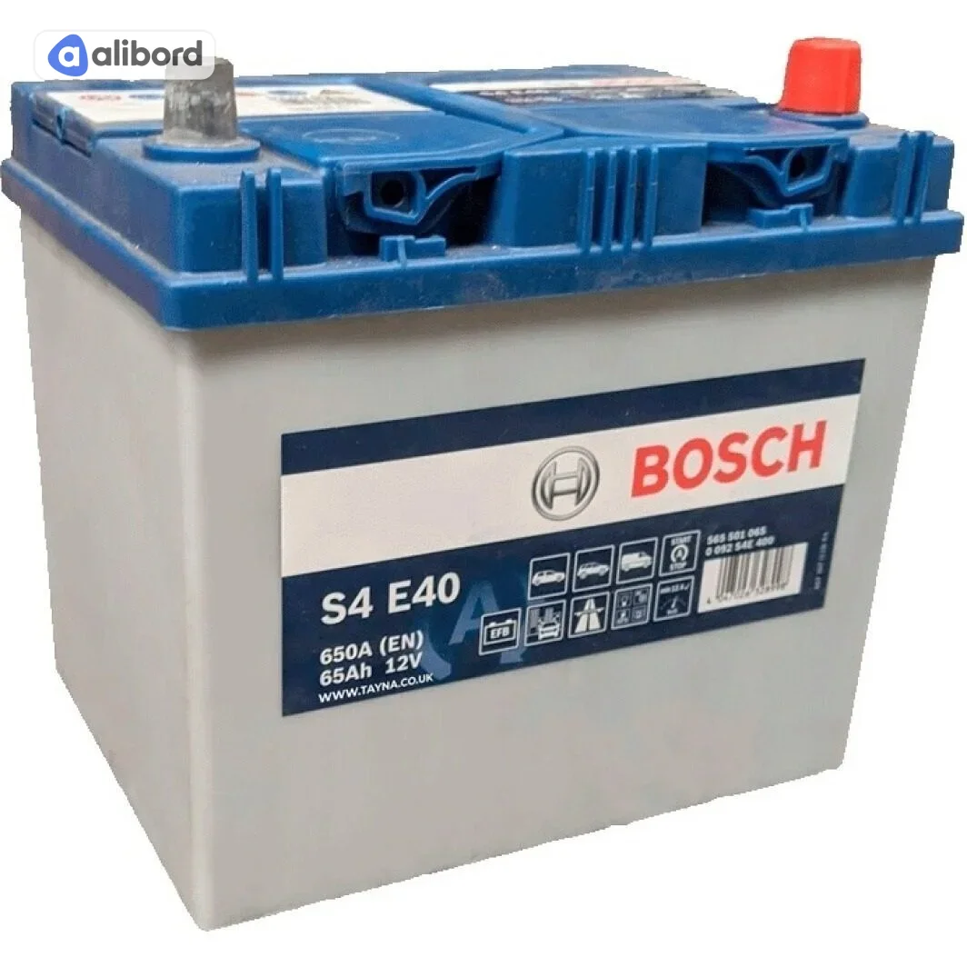Акумулятор 65Ah-12v BOSCH EFB (S4E40) (231x173x219),R,EN650 Азія 0092S4E400