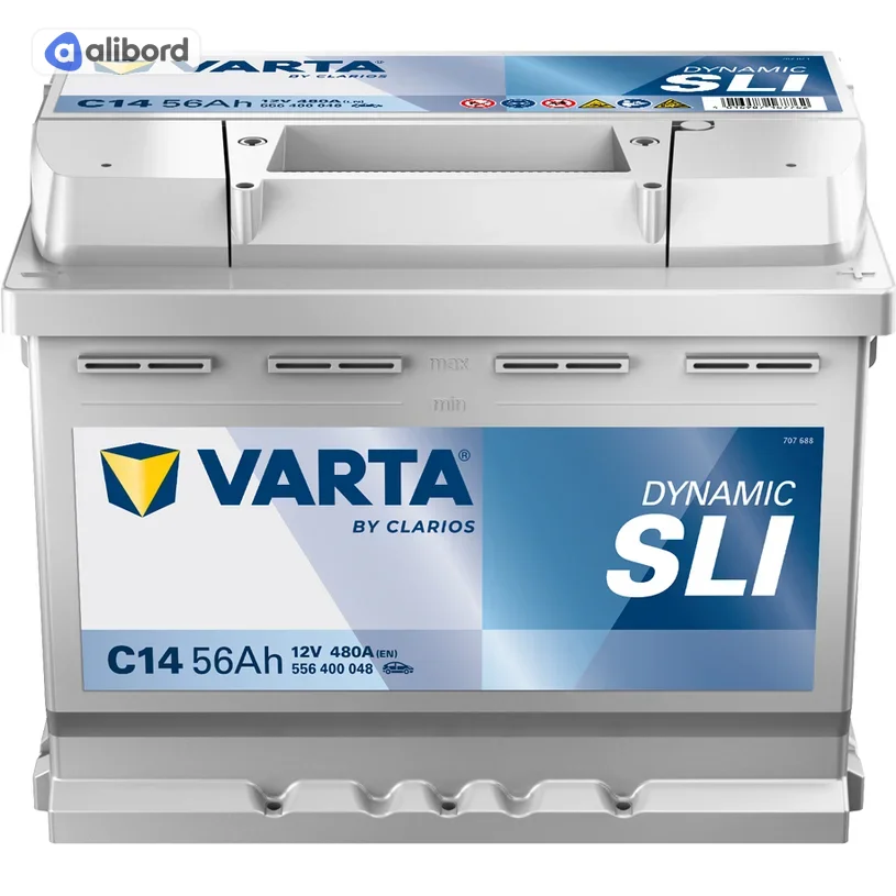 Акумулятор 56Ah-12v VARTA Dynamic SLI (C14) (242х175х190),R,EN480 !КАТ. -20% 556 400 048
