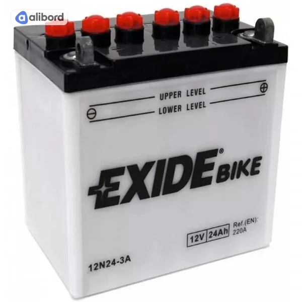 Акумулятор 24Ah-12v Exide (12N24-3A) (184х124х175) R, EN220 12N24-3A