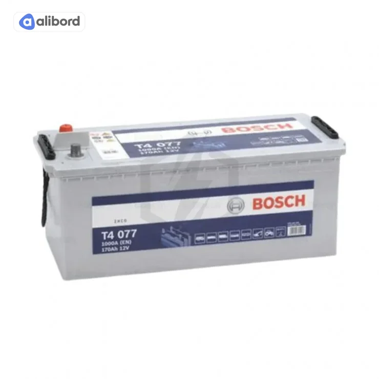 Акумулятор  170Ah-12v BOSCH (T4077) (513x223x223),L,EN1000 !КАТ. -20% 0092T40770