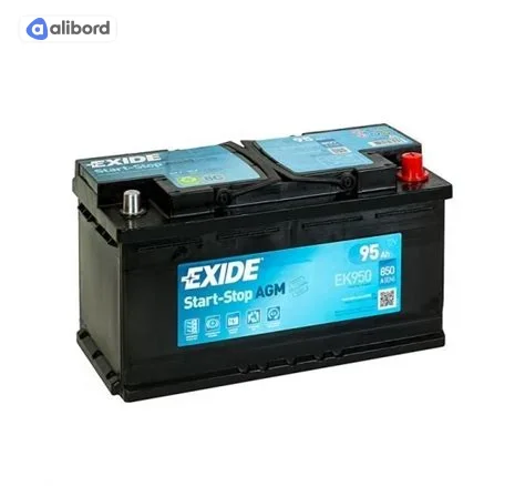 Акумулятор   95Ah-12v Exide AGM (353х175х190),R,EN850 !КАТ. -15% EK950