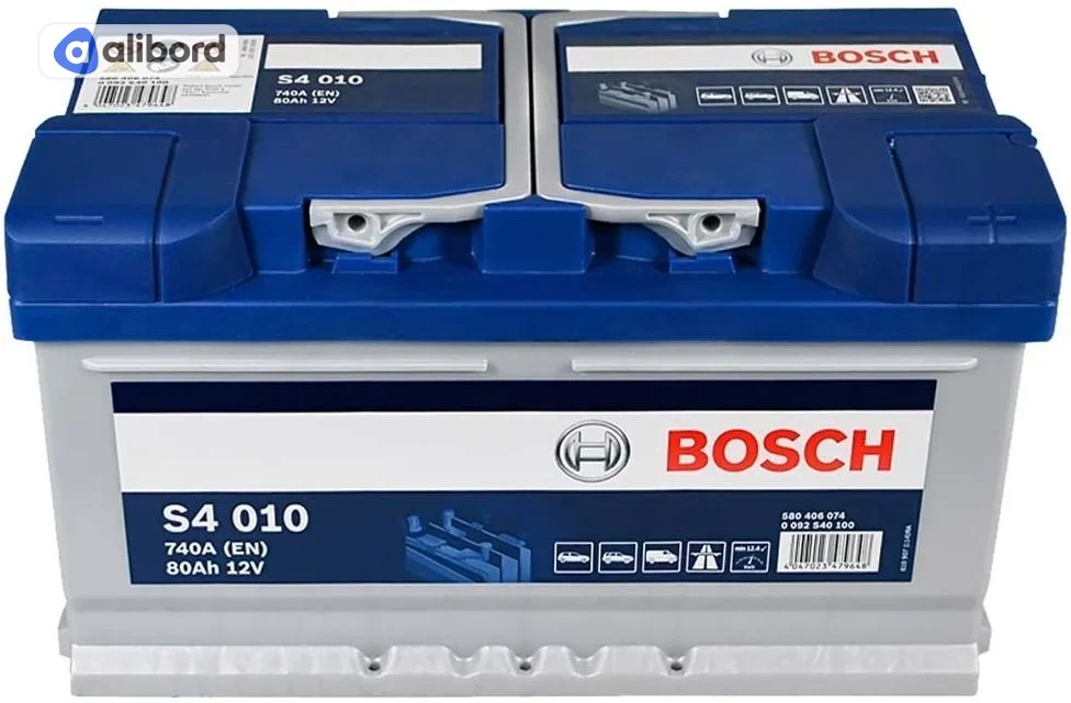 Акумулятор   80Ah-12v BOSCH (S4010) (315x175x175),R,EN740 !КАТ. -10% 0092S40100
