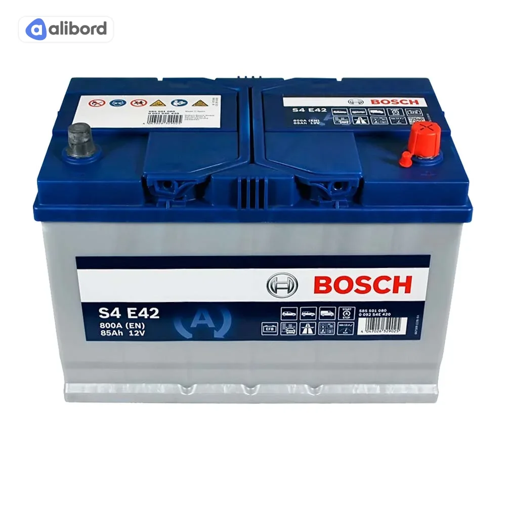 Акумулятор 85Ah-12v BOSCH EFB (S4E42) (304x173x219),R,EN800 Азія 0092S4E420