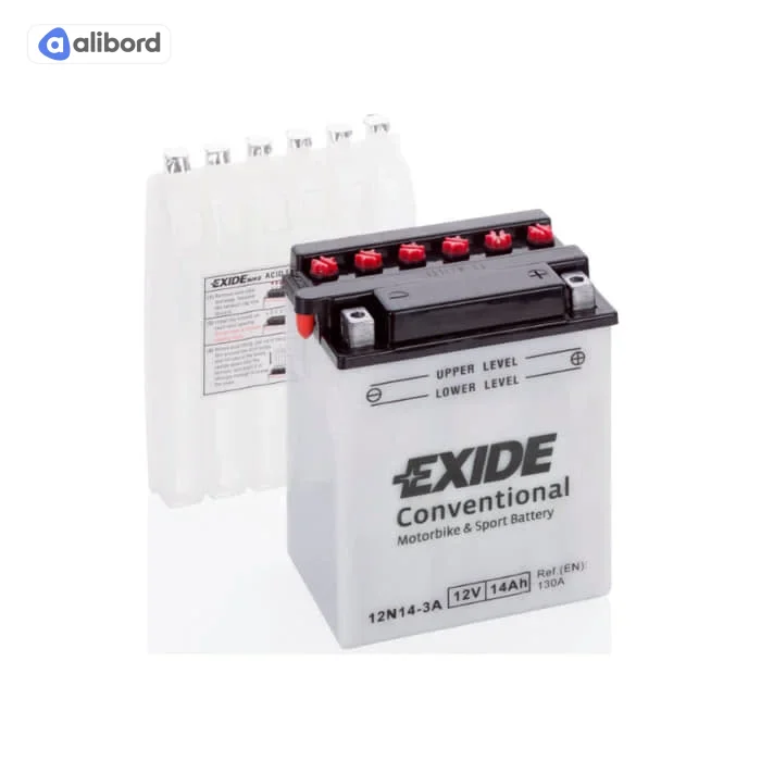Акумулятор   14Ah-12v Exide (12N14-3A) (134х89х166) R, EN130 !КАТ. -15% 12N14-3A