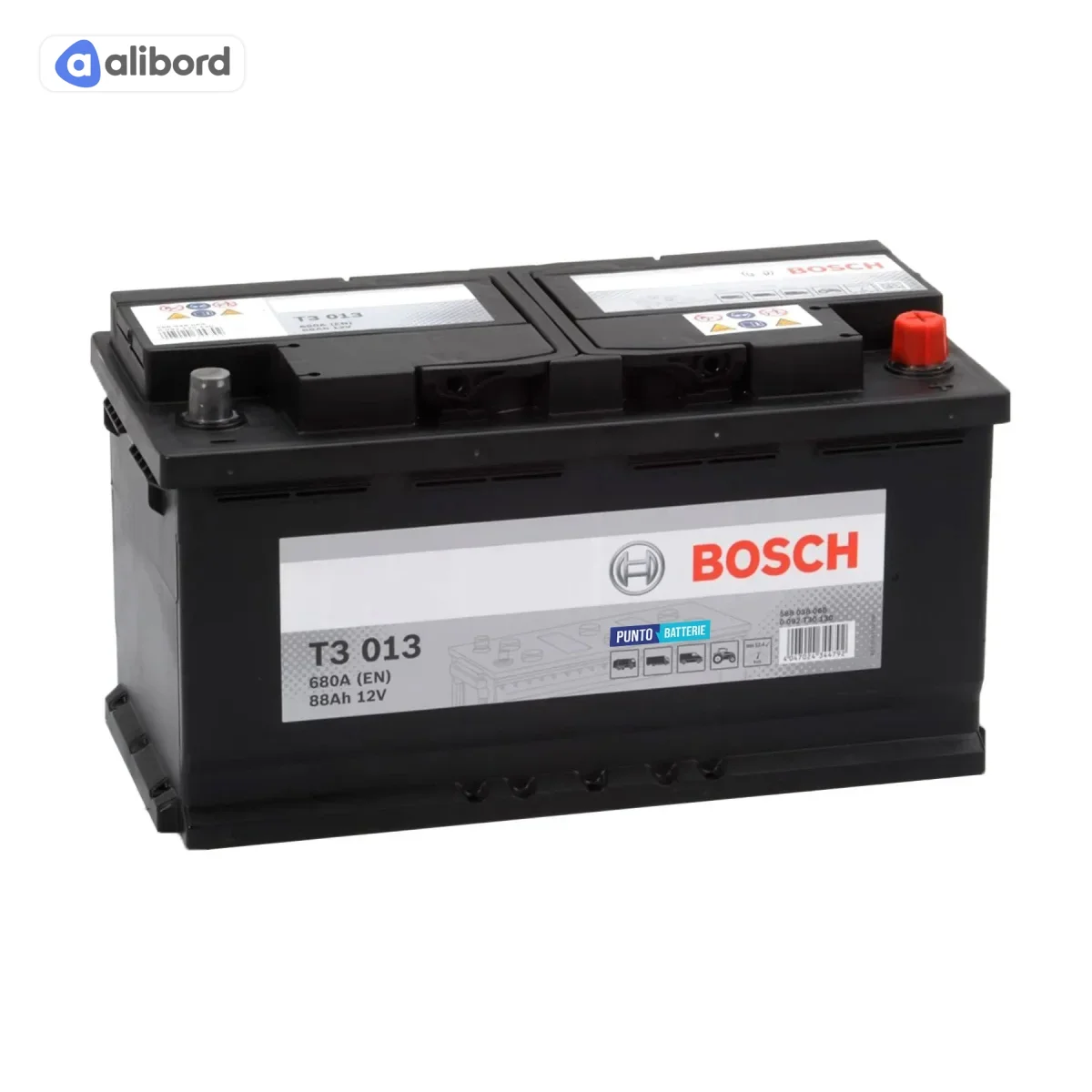 Акумулятор   88Ah-12v BOSCH (T3013) (353x174x190),R,EN680 !КАТ. -10% 0092T30130