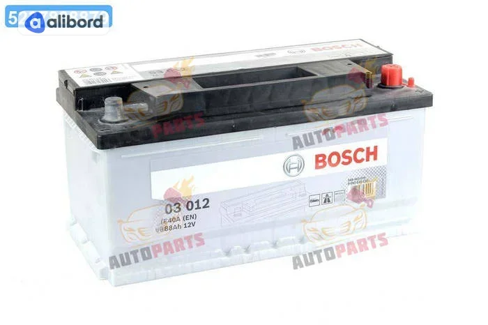 Акумулятор   88Ah-12v BOSCH (S3012) (353x175x175),R,EN740 !КАТ. -10% 0092S30120