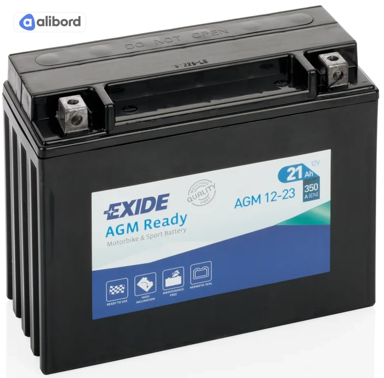 Акумулятор 21Ah-12v Exide AGM (ETX24HL-BS) (205х90х162) R, EN350 ETX24HL-BS