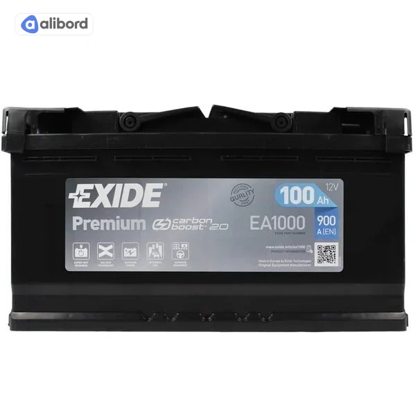 Акумулятор  100Ah-12v Exide PREMIUM(353х175х190),R,EN900 !КАТ. -10% EA1000