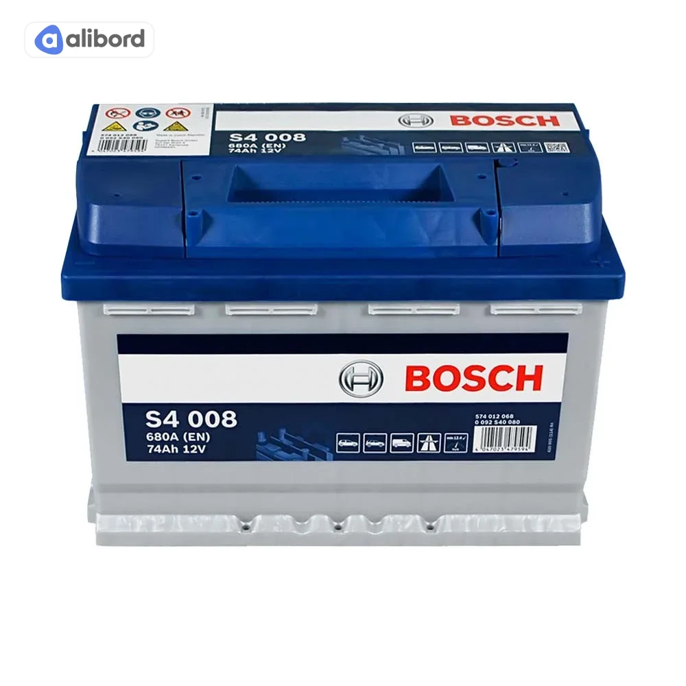 Акумулятор   74Ah-12v BOSCH (S4008) (278x175x190),R,EN680 !КАТ. -15% 0092S40080