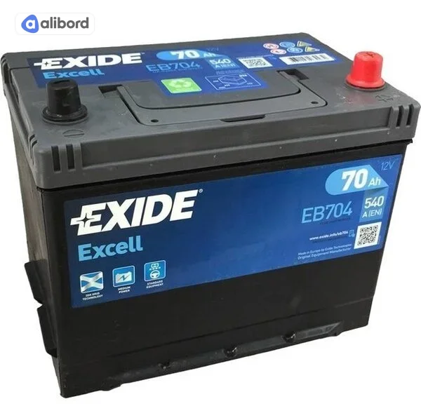 Акумулятор   70Ah-12v Exide EXCELL(266х172х223),R,EN540 !КАТ. -15% EB704