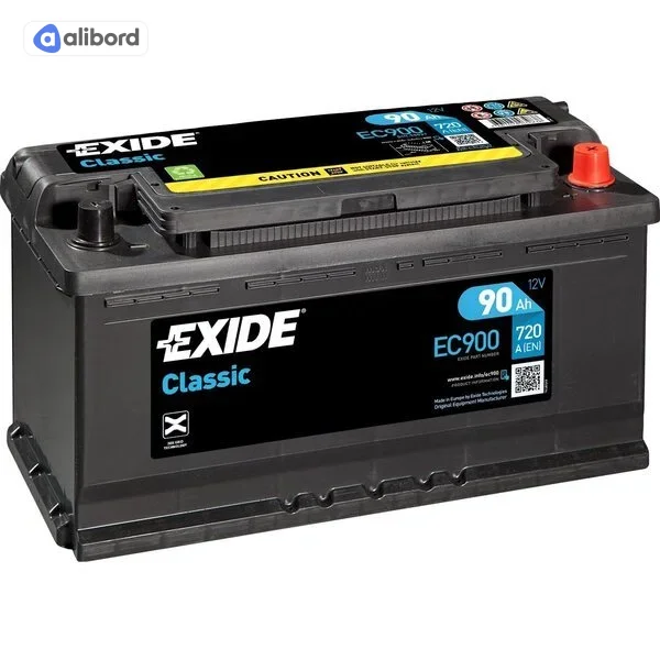 Акумулятор   90Ah-12v Exide CLASSIC(353х175х190),R,EN720 !КАТ. -15% EC900