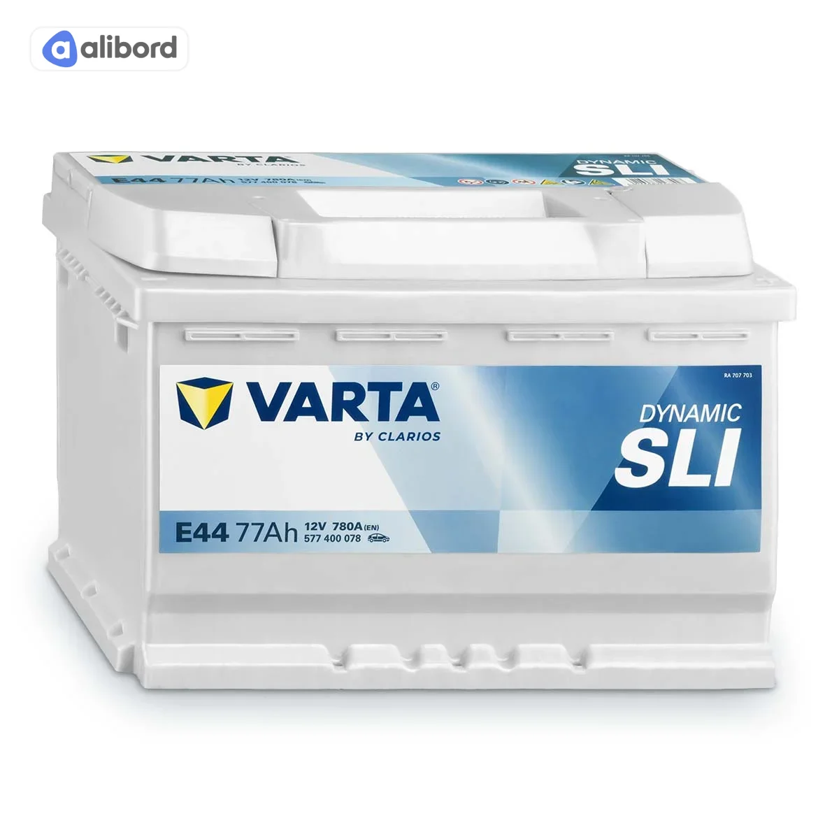Акумулятор 77Ah-12v VARTA Dynamic SLI (E44) (278х175х190),R,EN780 !КАТ. -15% 577 400 078