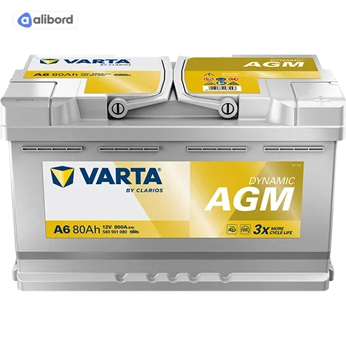 Акумулятор 80Ah-12v VARTA Dynamic AGM (A6) (315х175х190),R,EN800 !КАТ. -15% 580 901 080