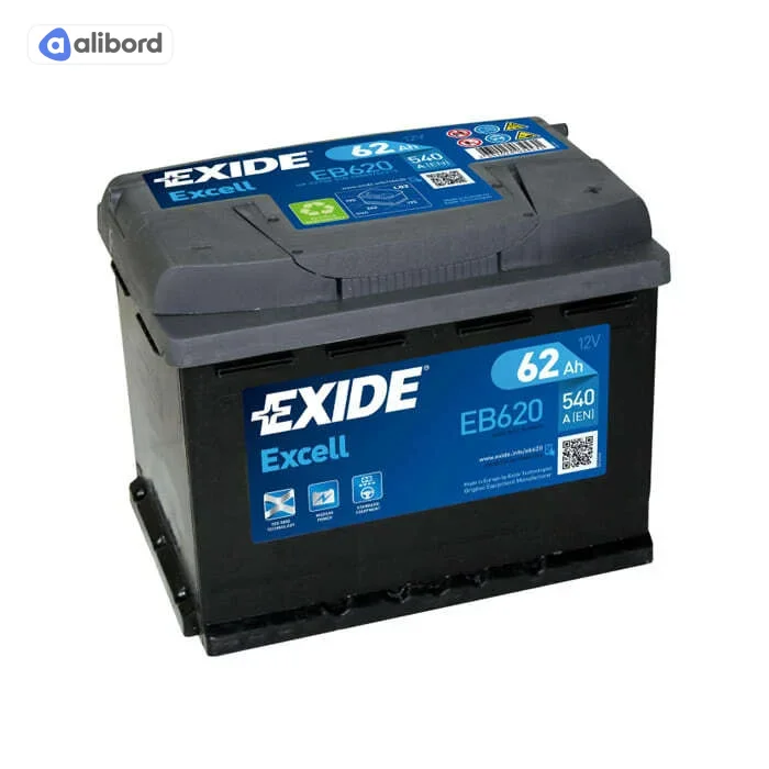 Акумулятор   62Ah-12v Exide EXCELL(242х175х190),R,EN540 !КАТ. -15% EB620