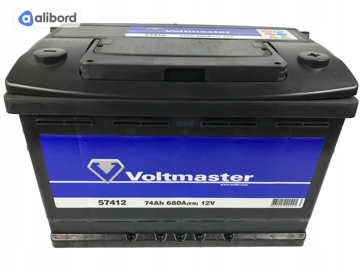 Акумулятор   78Ah-12v VOLTMASTER Premium (Exide) (278х175х190),R,EN680 57844